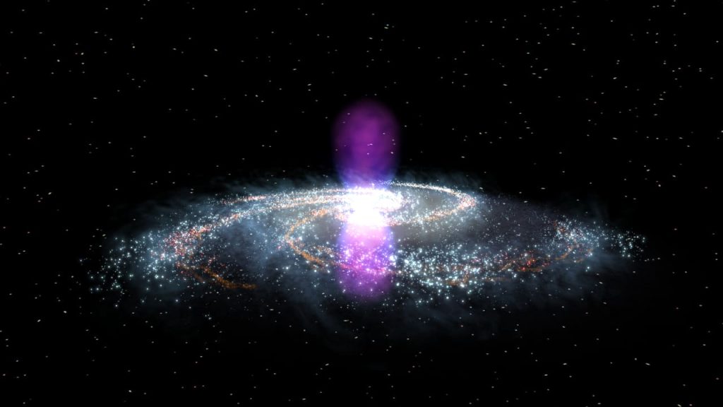 Largest galactic farts Fermi Bubbles
