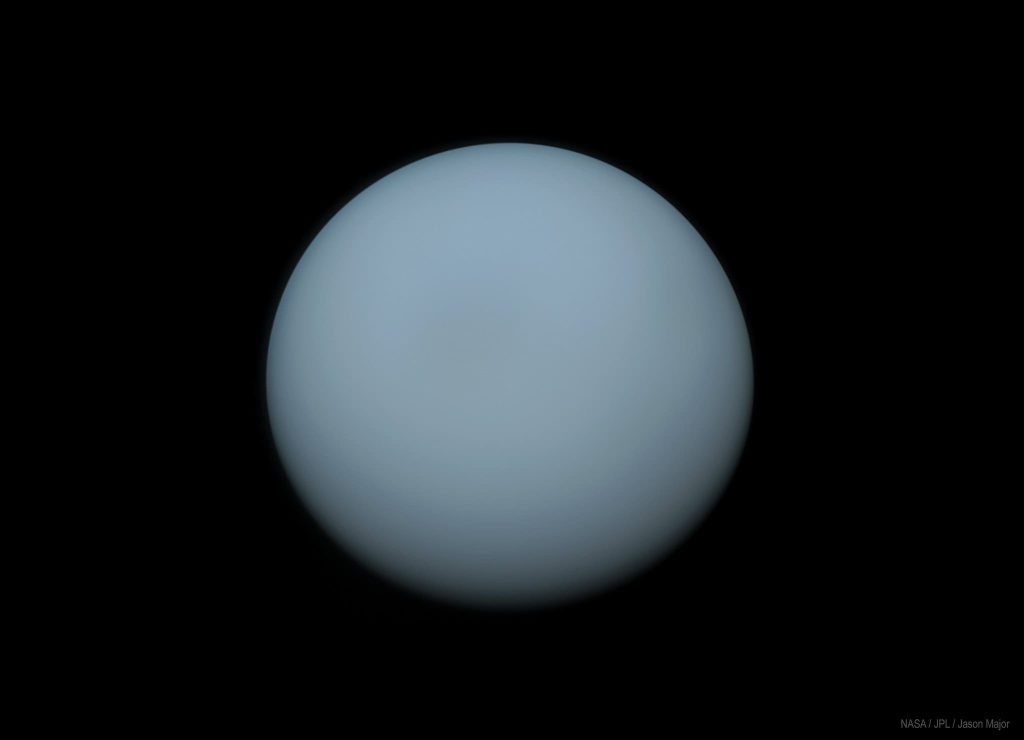 Uranus in natural color