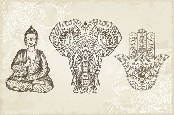 Elephant buddhism symbol