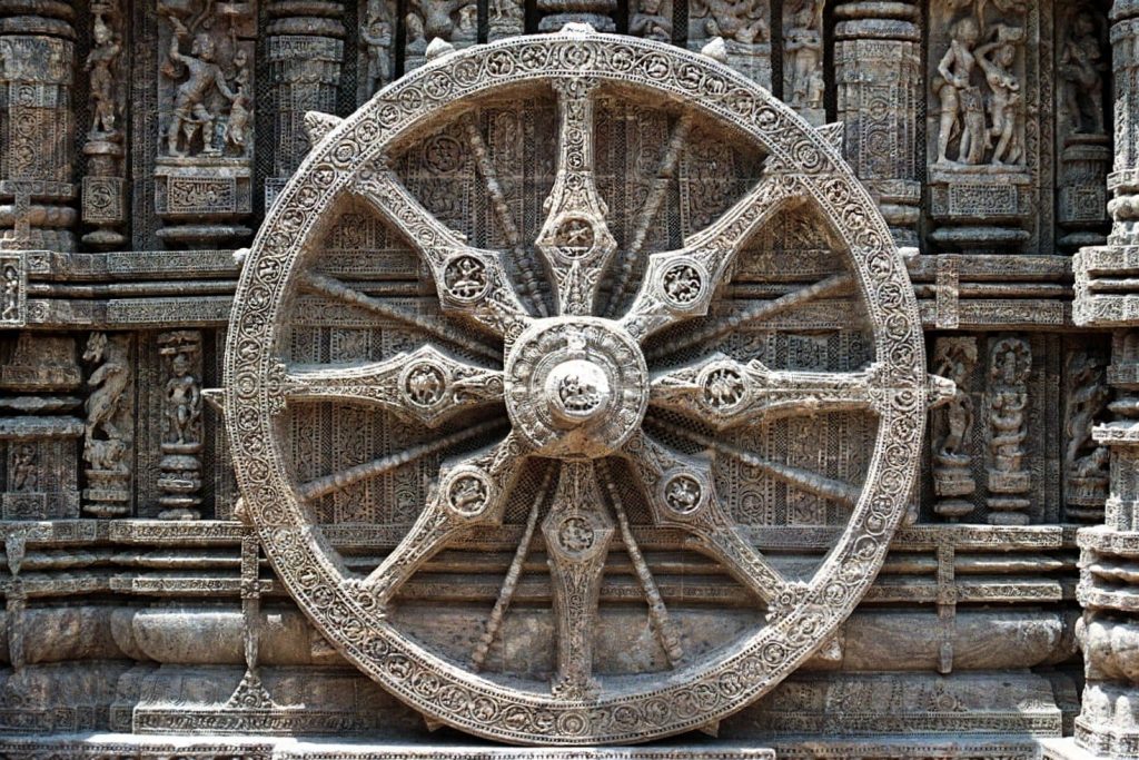 The Dharma Wheel, or Dharmachakra