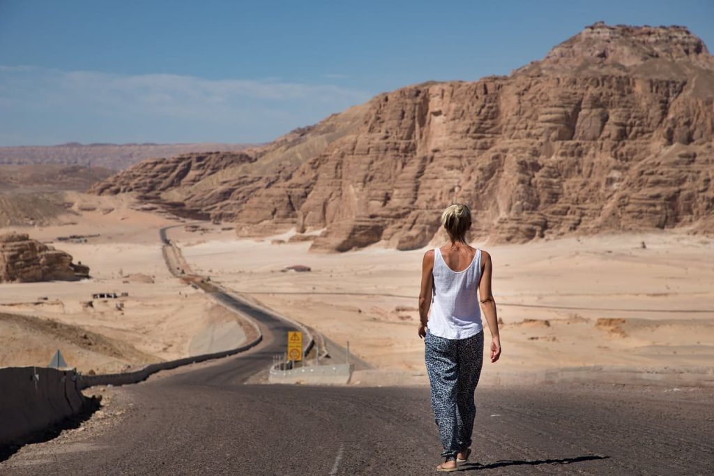 Sinai Desert, Peninsula in Egypt