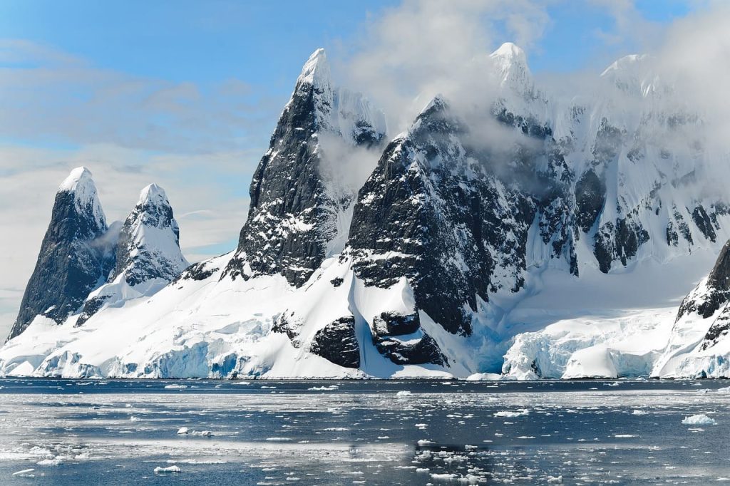 arctic moutain iceberg