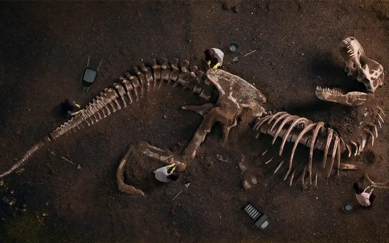 Dinosaur bones aren't evidence apparently, but a lack of dinosaur bones is.